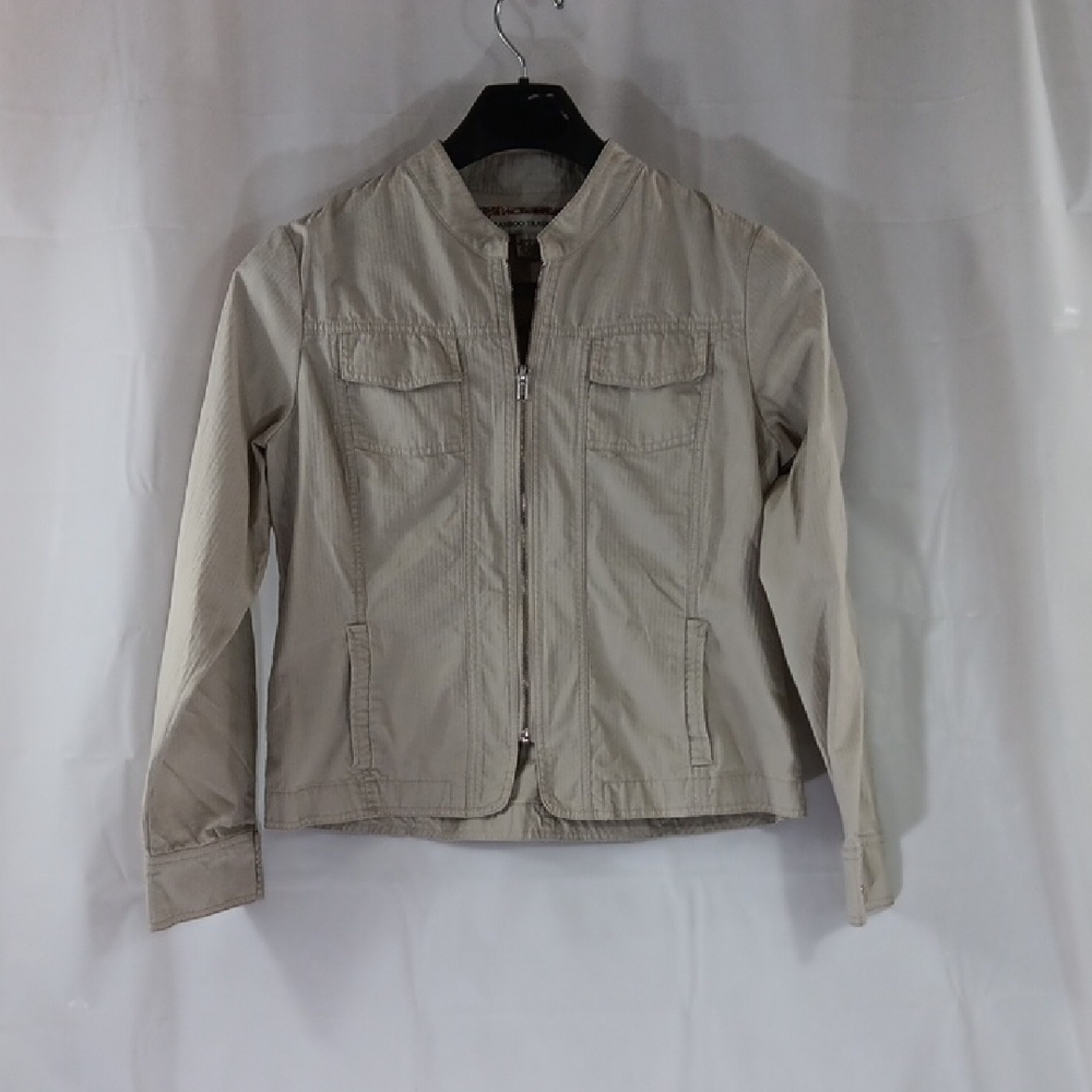 Bamboo Traders Women's Size Large Jacket Beige
